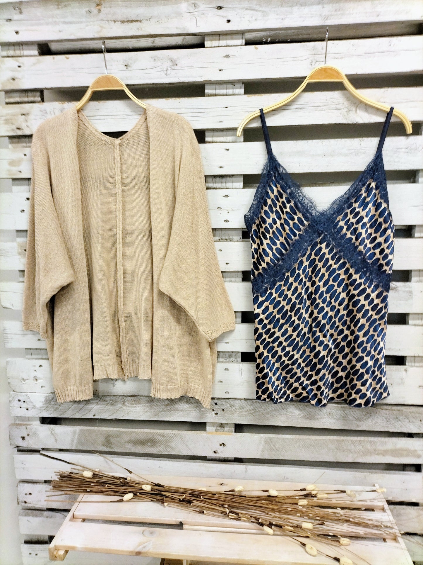 Top Lencero Satinado Blue - botanikamoda