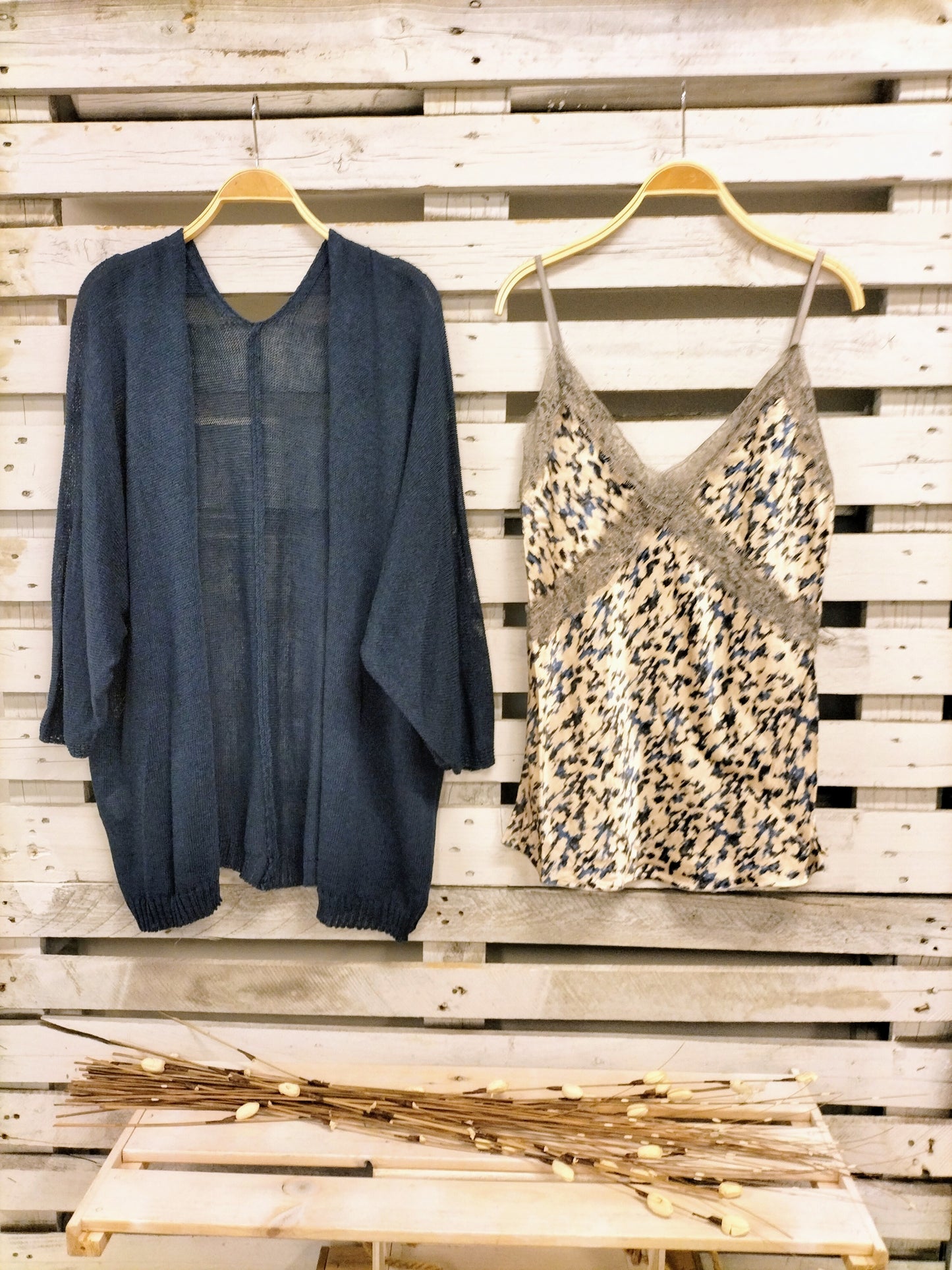 Top Lencero Satinado Blue - botanikamoda