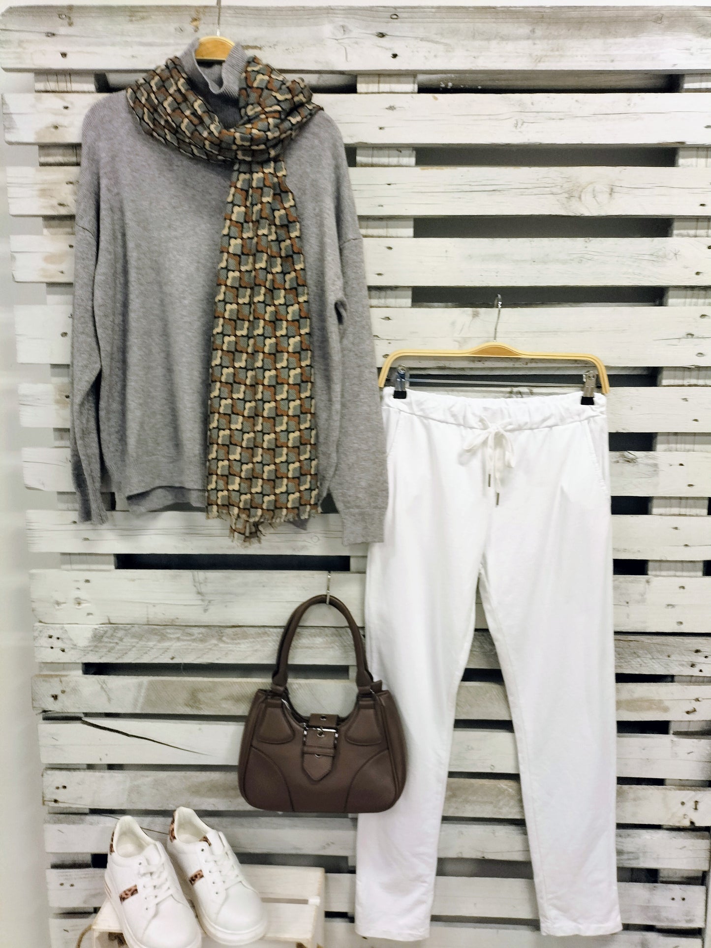 Jersey Anita Gris - botanikamoda
