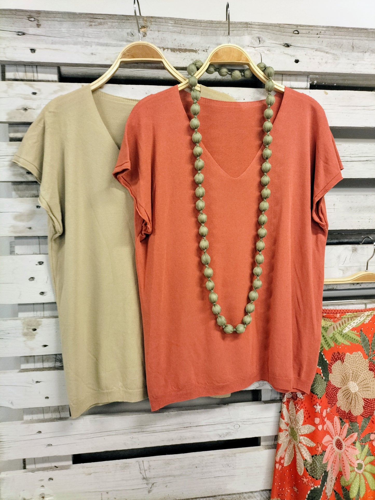 Top punto Coral - botanikamoda