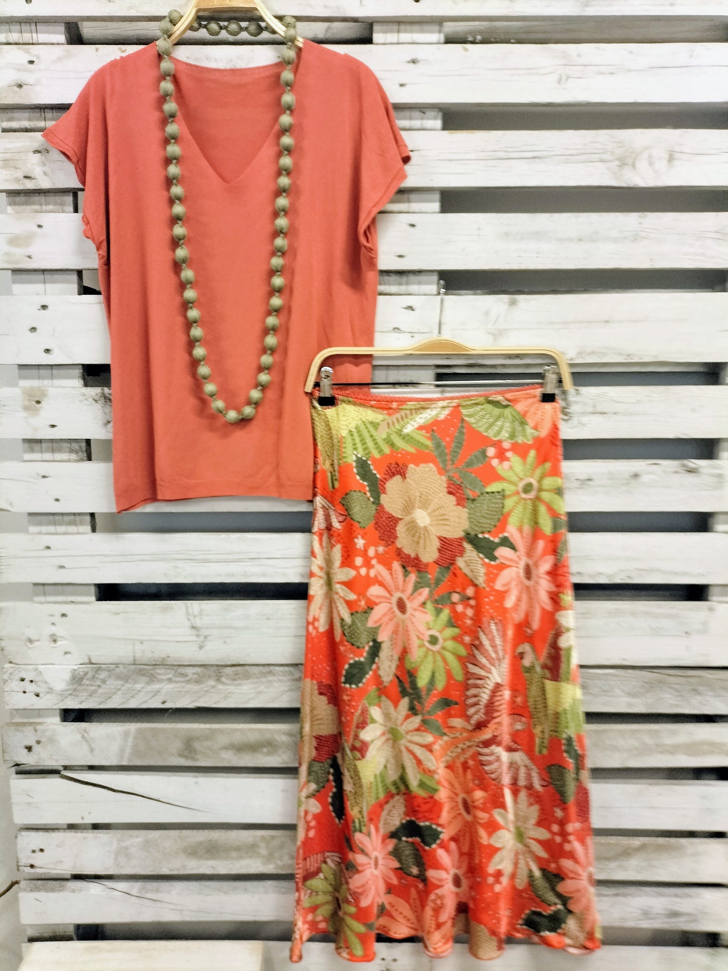 Top punto Coral - botanikamoda