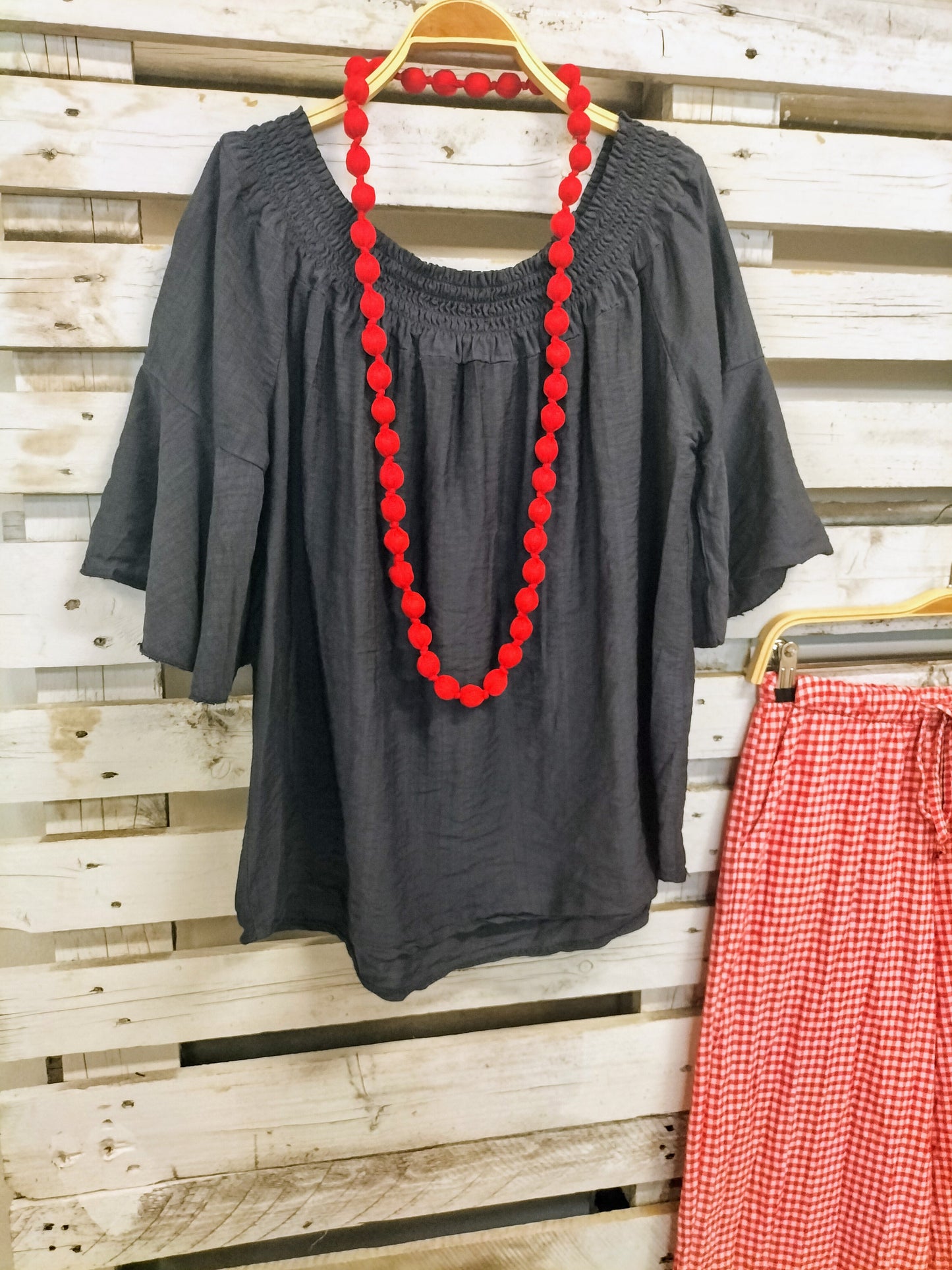 Collar Seda Rojo