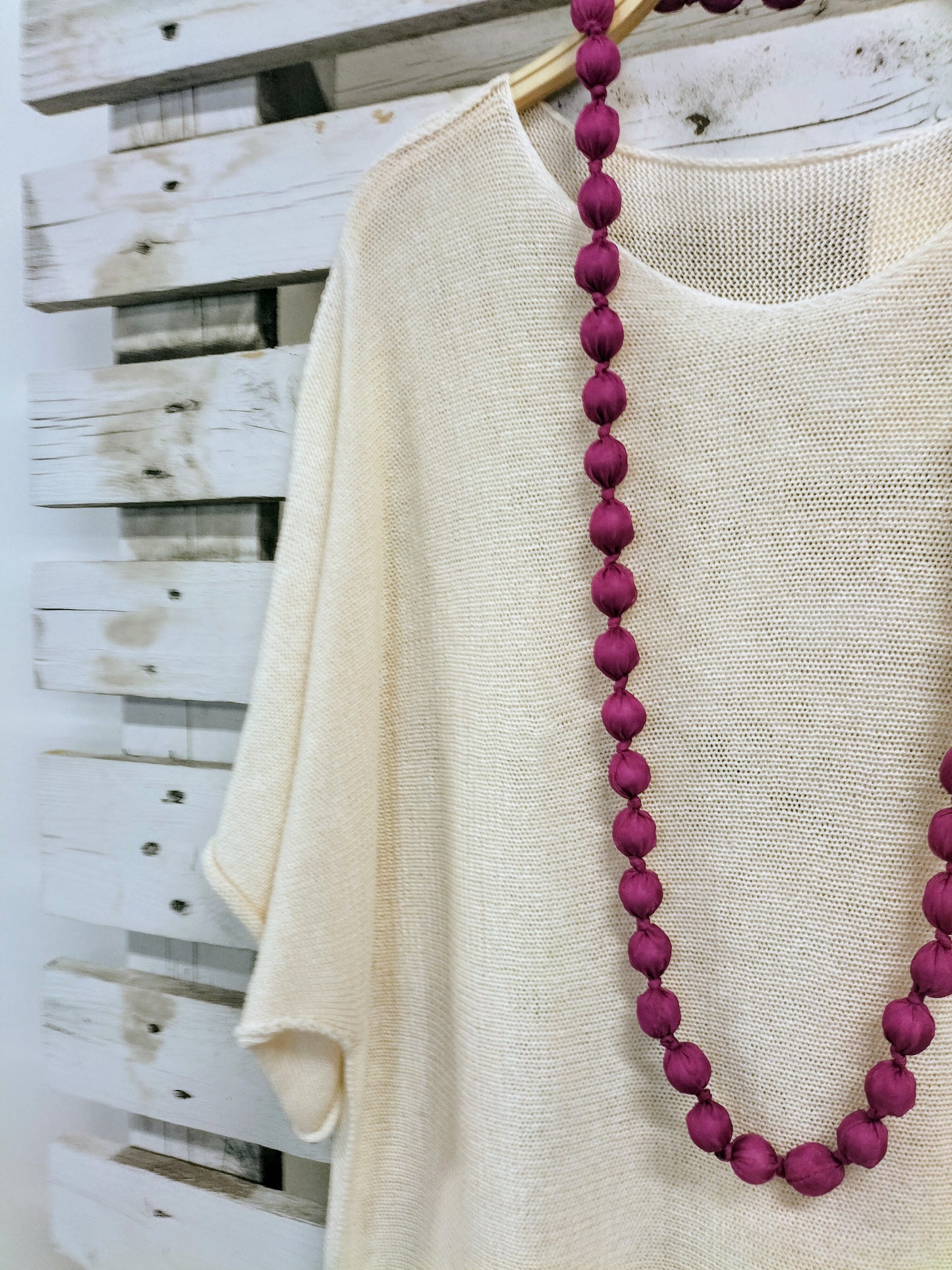 Collar Seda Buganvilla