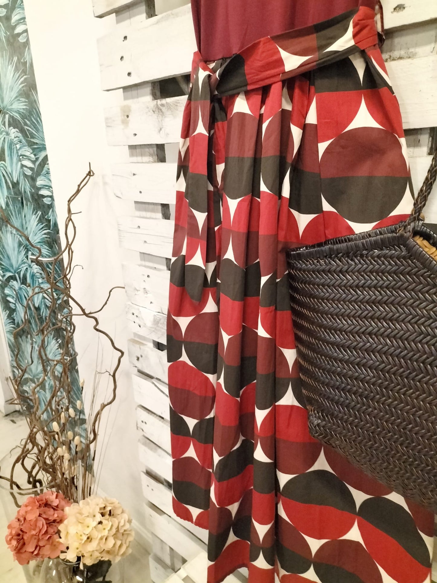 Vestido Combi lunares - botanikamoda