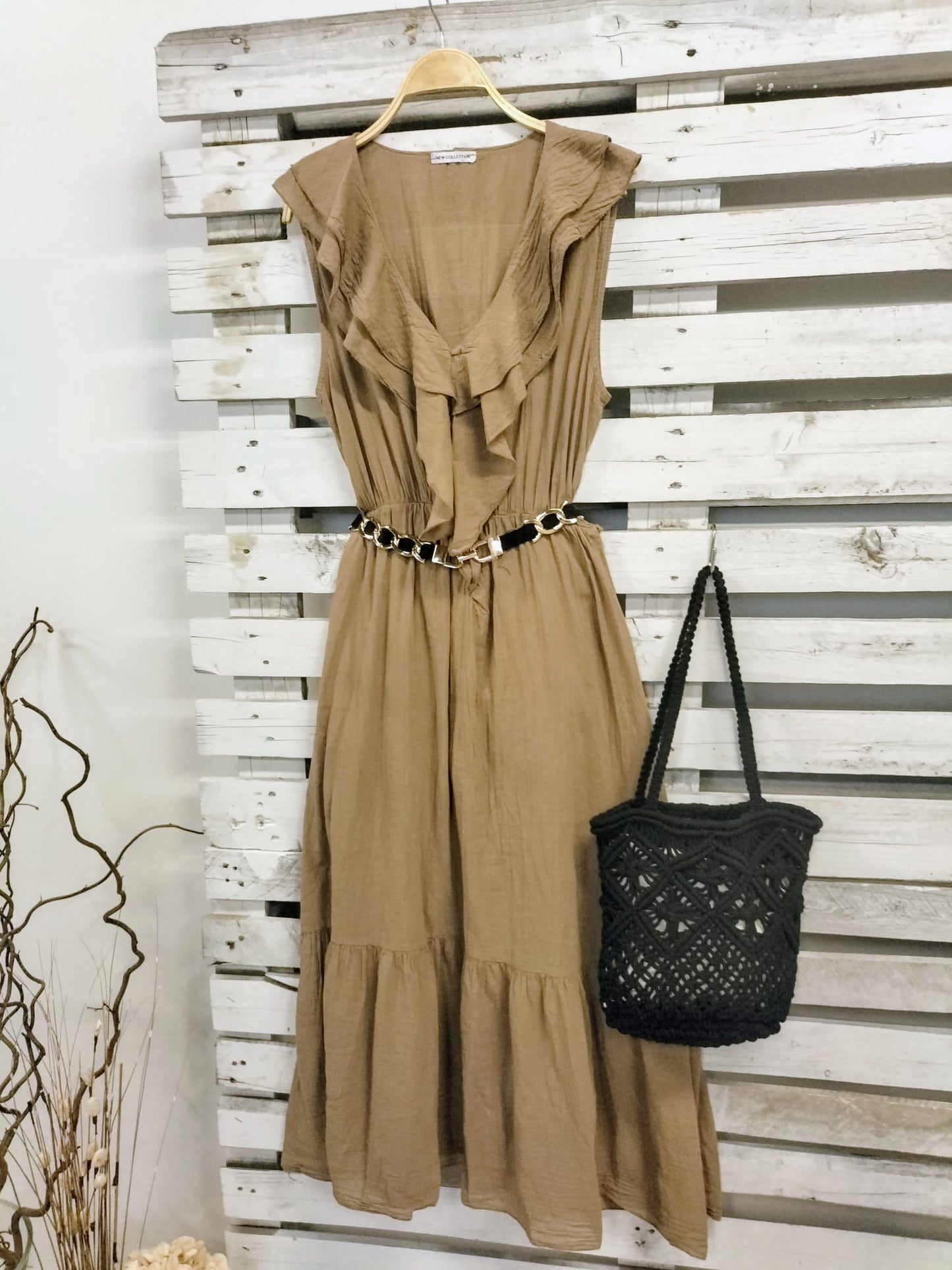 Bolso Macrame negro - botanikamoda