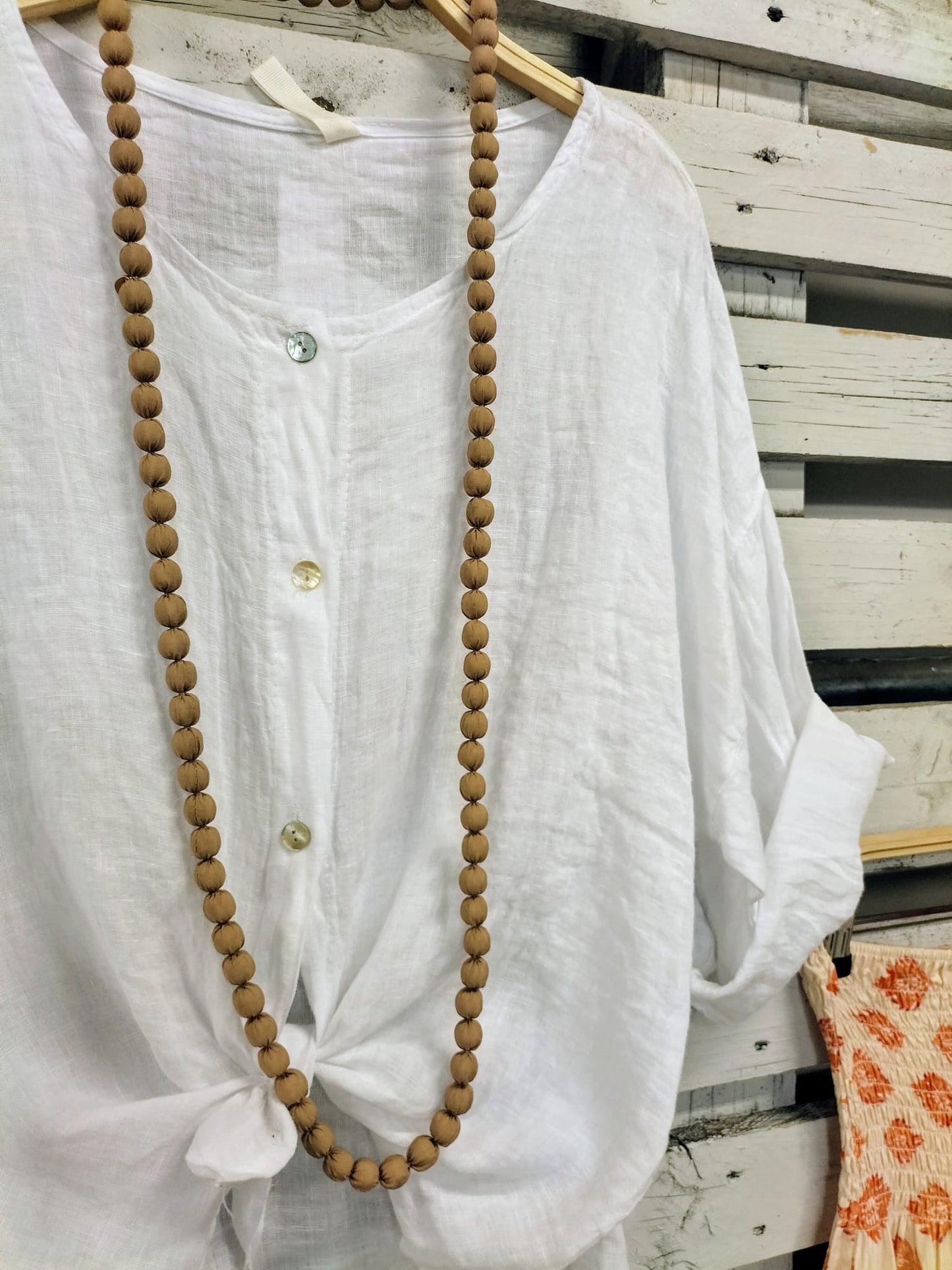 Blusa Menorca blanco - botanikamoda