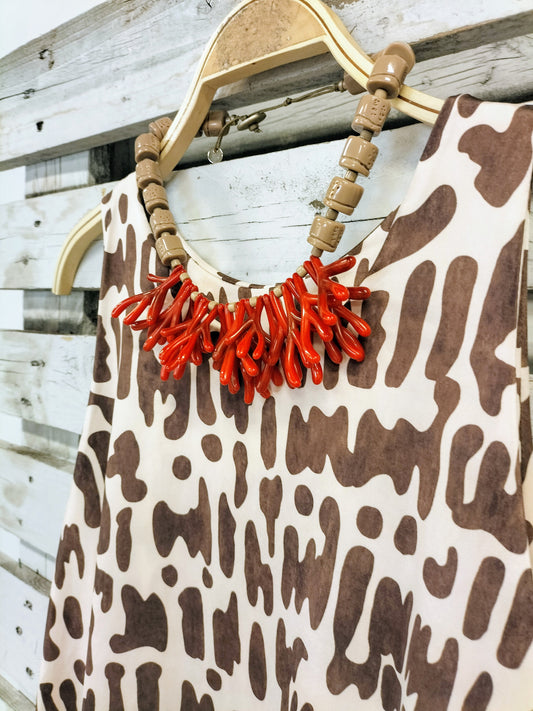 Collar corales comby - botanikamoda