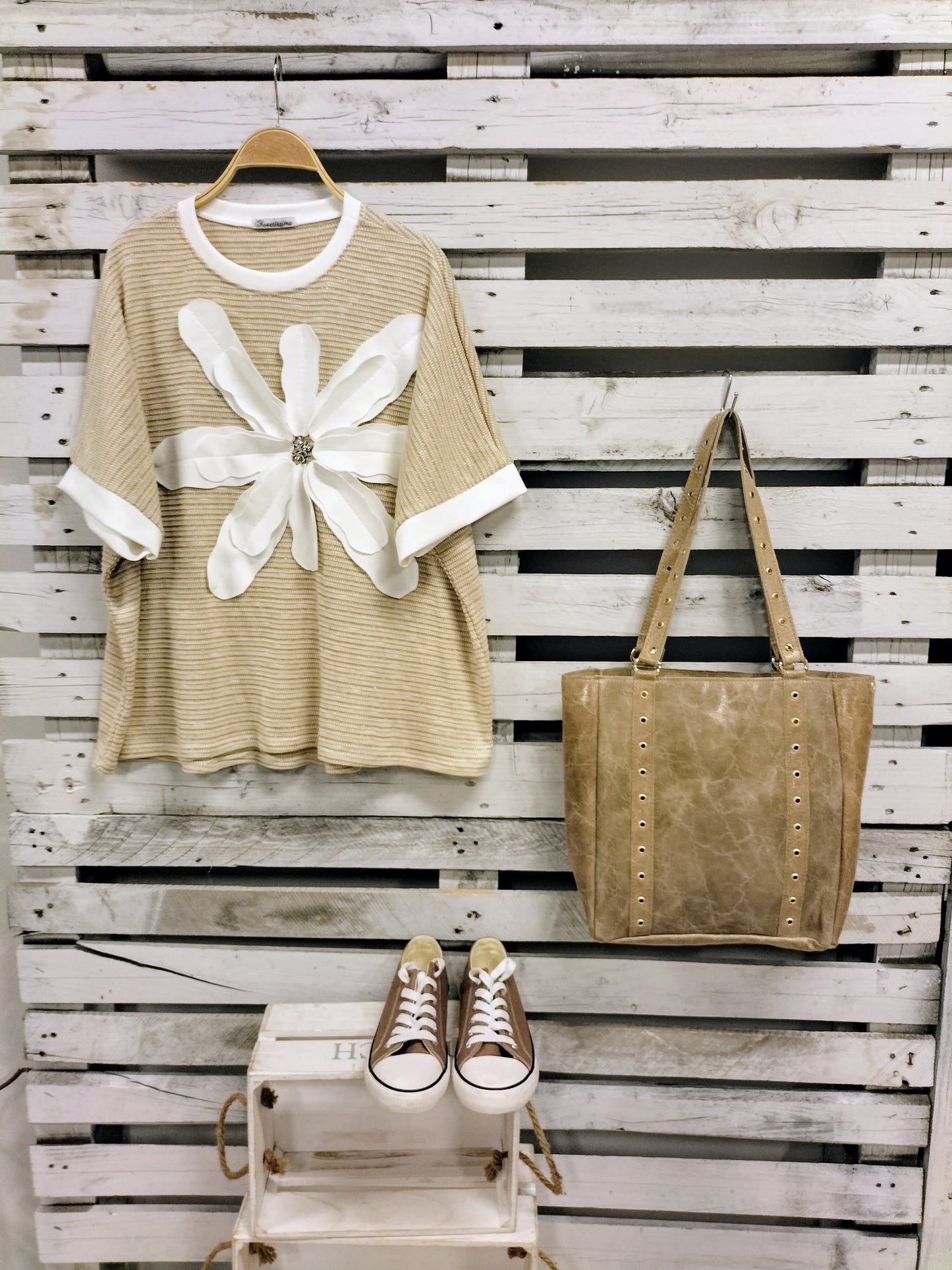 Suéter Flor oversize - botanikamoda