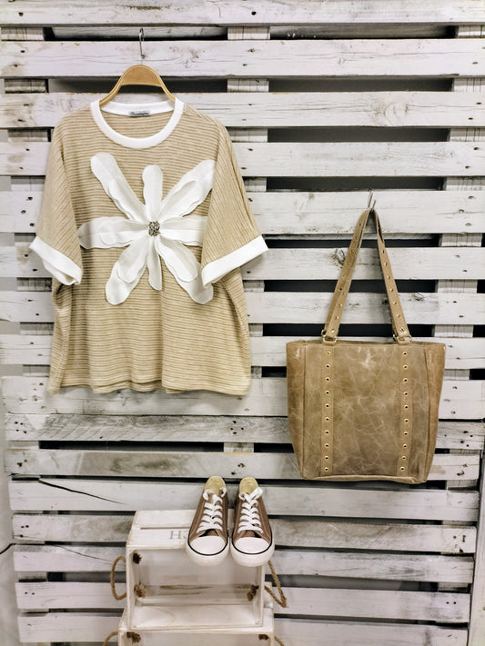 Suéter Flor oversize - botanikamoda