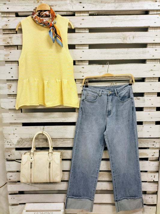 Pantalón Capri denim - botanikamoda