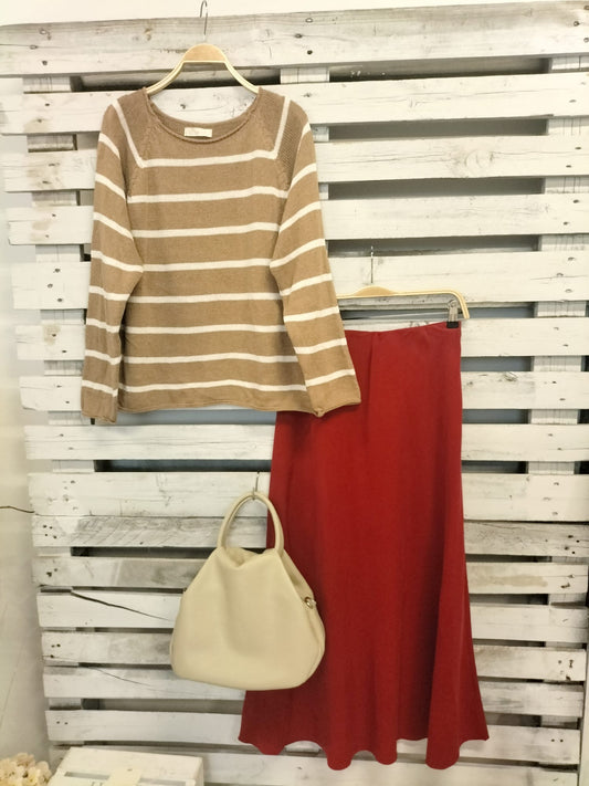 Suéter navy camel - botanikamoda