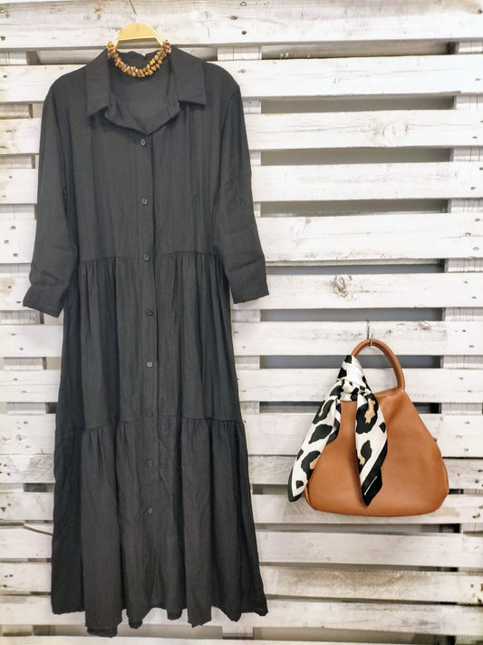 Vestido Silvi Negro softviscosa