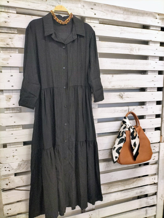 Vestido Silvi Negro softviscosa