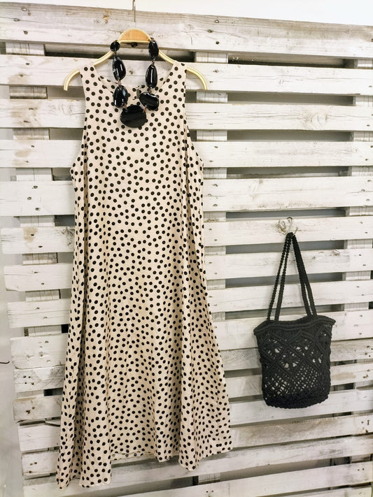 ¡Quedan 1!Vestido Cascais lunares - botanikamoda