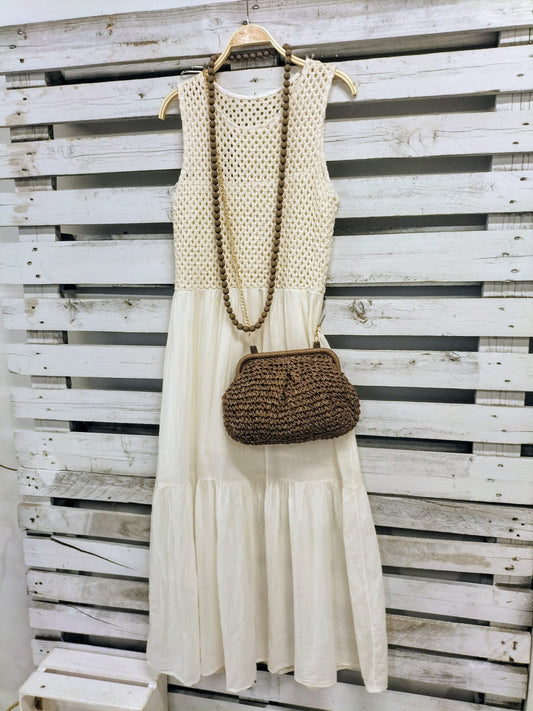 ¡Queda 1!Vestido Roberta crudo
