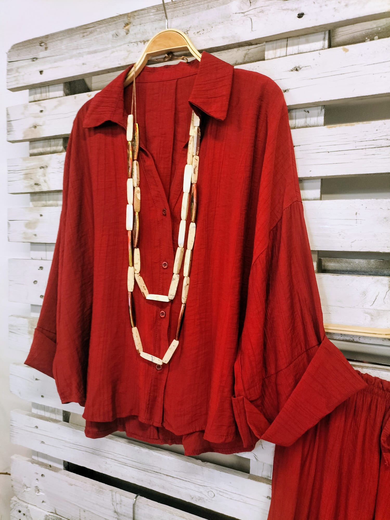 Blusa Soft Viscosa vino - botanikamoda