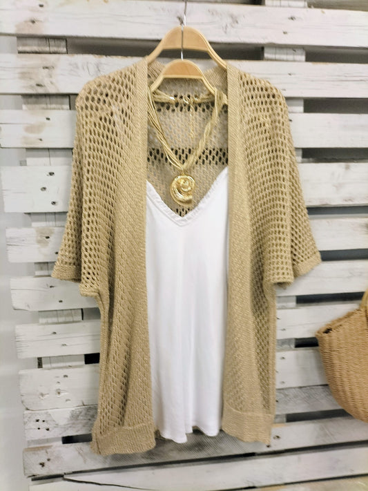 Kimono Calado Glitter