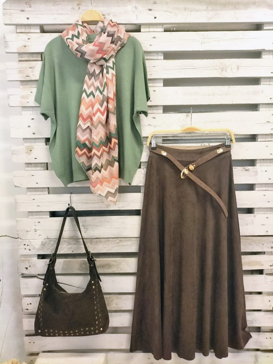 Maxi Fular  Zig zag colors - botanikamoda