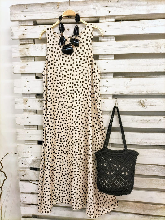 ¡Quedan 1!Vestido Cascais lunares - botanikamoda