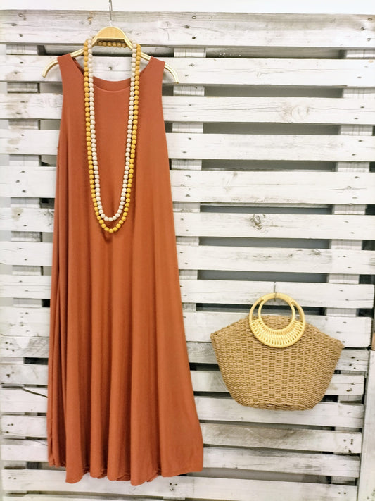 Vestido  punto frio caldero