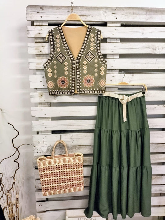 Bolso rafia rosa crudo - botanikamoda