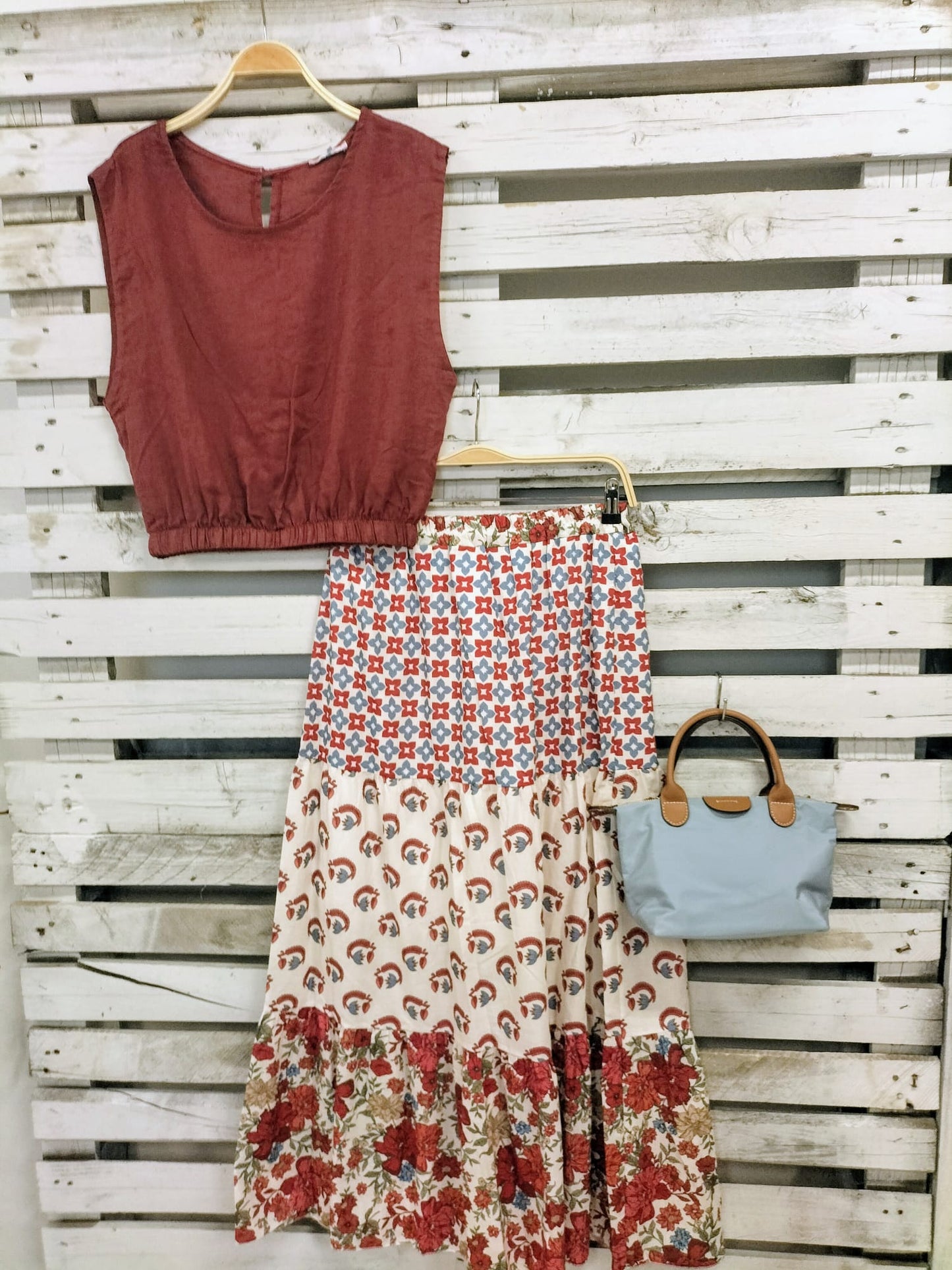 Bolso Living celeste