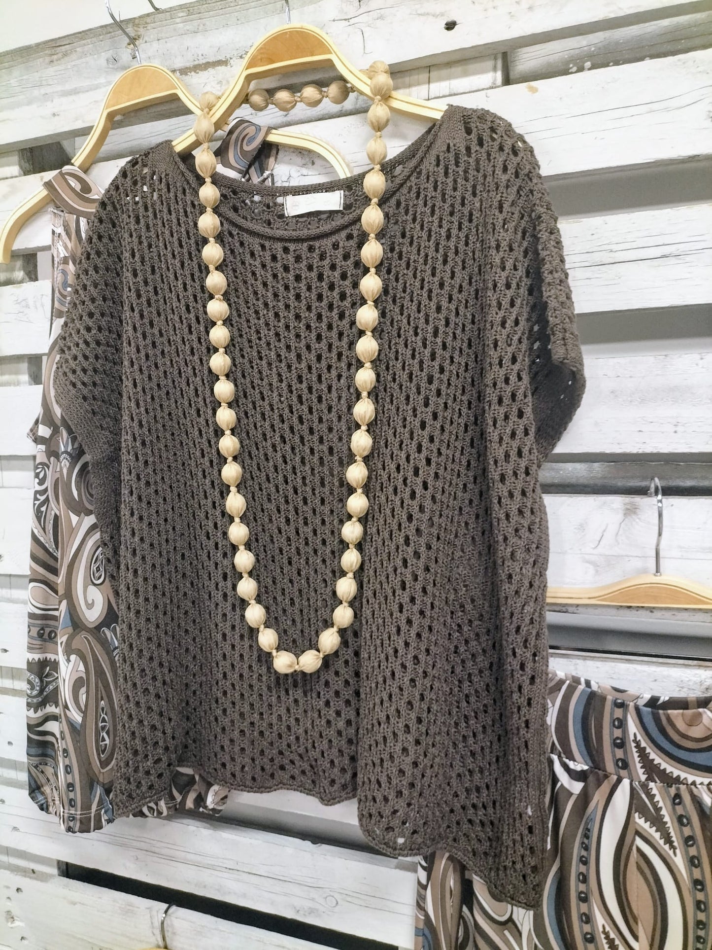 Top Stilo calado choco