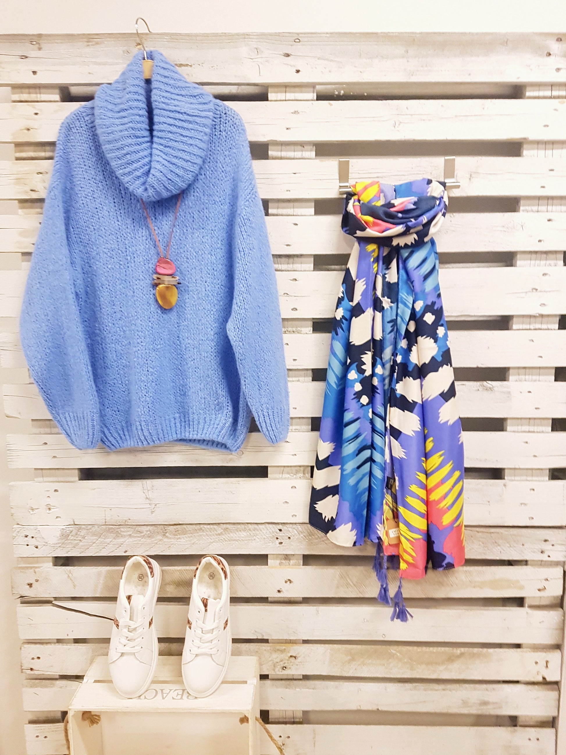 Jersey mimoso mohair AZUL - botanikamoda