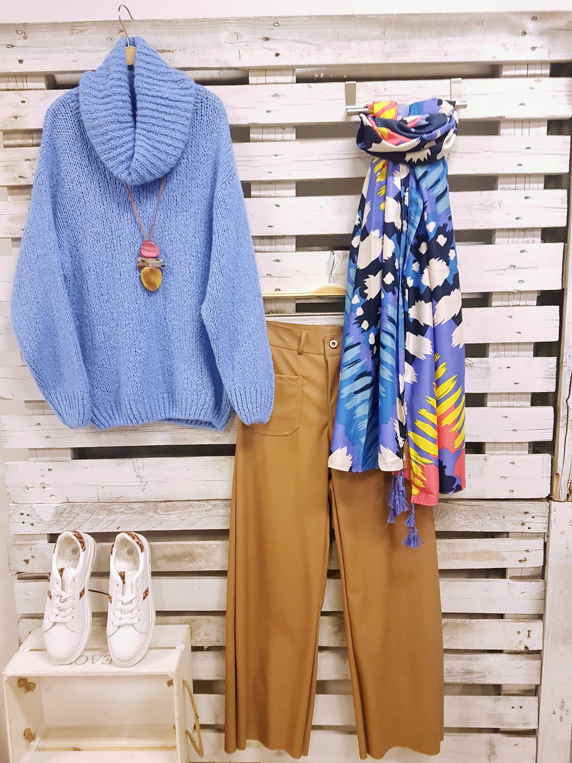 Jersey mimoso mohair AZUL - botanikamoda